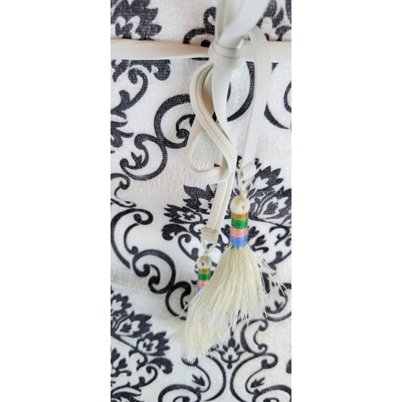 ISABELLA ROSE Women's Bikini Top Brallete Cup-D L Beige Embroidered Cross-Back - Picture 9 of 9